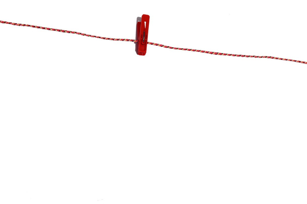 Pince à linge et corde
 - Photo, image