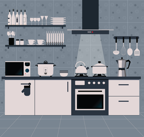 Kitchen - Vector, Image
