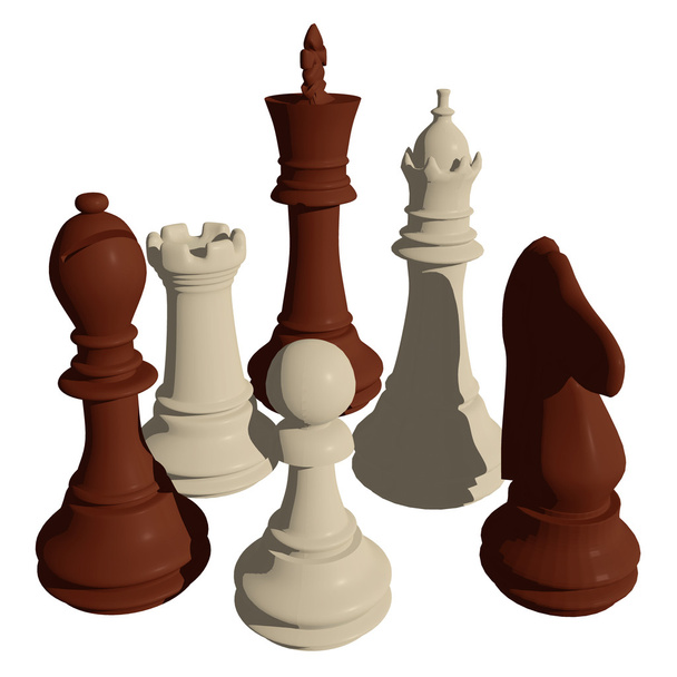 Peças de xadrez
 - Foto, Imagem