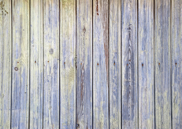 Texture of wooden fence painted with green  - Fotoğraf, Görsel