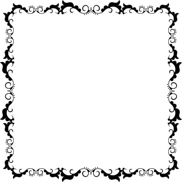 floral frame - Vector, Image