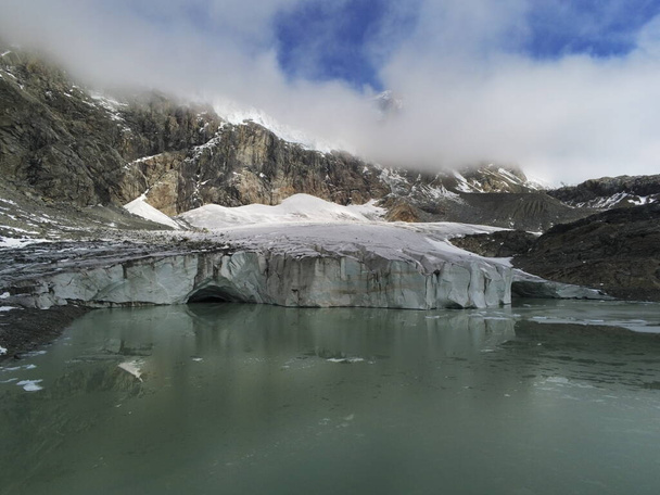 Glacier Fellaria, italy in 2022 - Foto, Bild