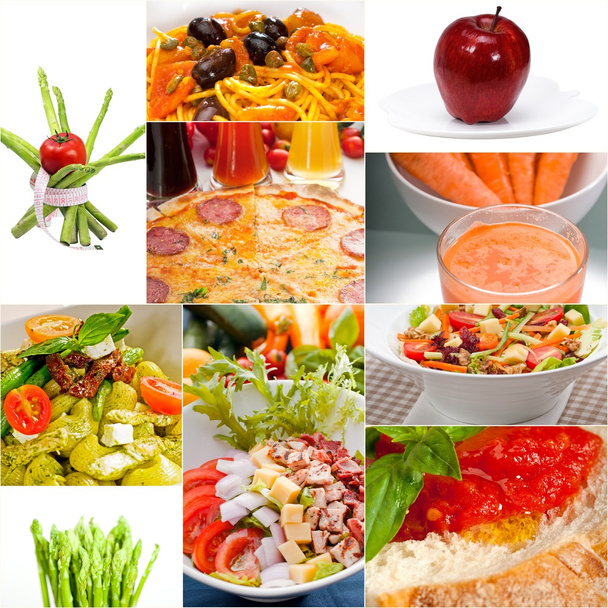 santé végétarien végétalien collage alimentaire
 - Photo, image