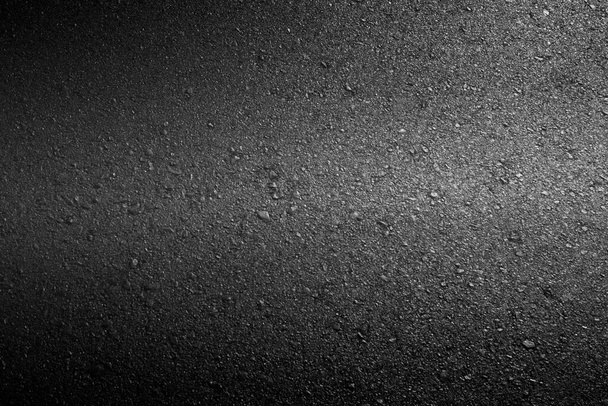 Zwarte asfalt bestrating textuur achtergrond - Foto, afbeelding