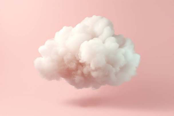 Αφηρημένο ροζ σύννεφο σε ροζ φόντο. - Φωτογραφία, εικόνα