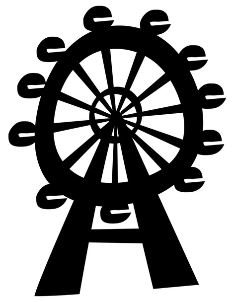 оглядове колесо
 - Вектор, зображення
