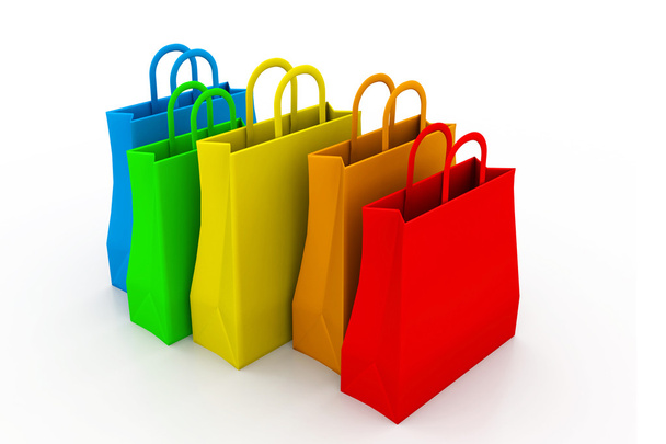 Colourful Shopping bags - Foto, immagini