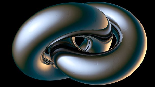 Двойной тороид хрома
 - Фото, изображение