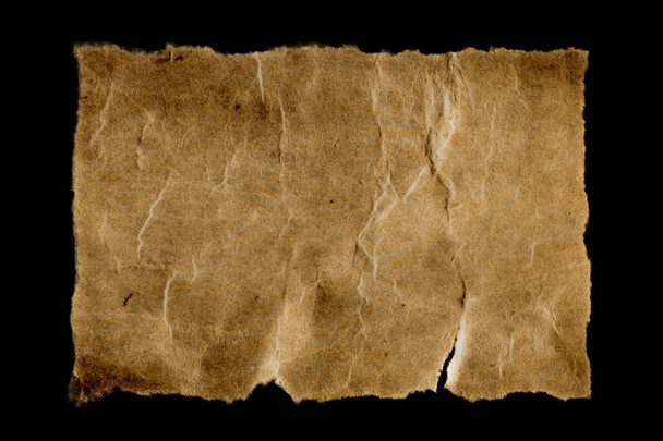 a paper texture on black backgrounds - Foto, Imagem