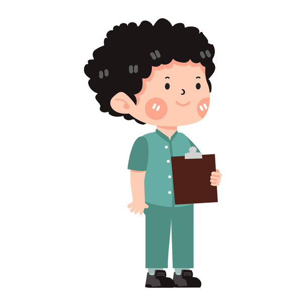 Cartoon Male Nurse Character vector - Vecteur, image