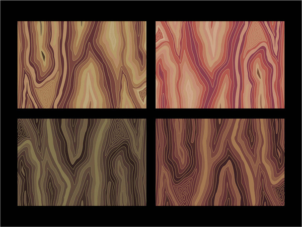 awesome collection of wooden background vector - Vetor, Imagem