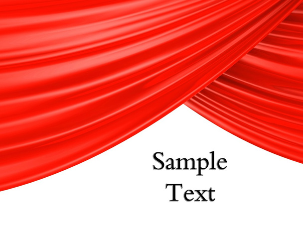 Red Abstract Cloth - Фото, зображення
