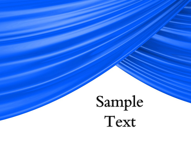 Голубая абстрактная ткань
 - Фото, изображение