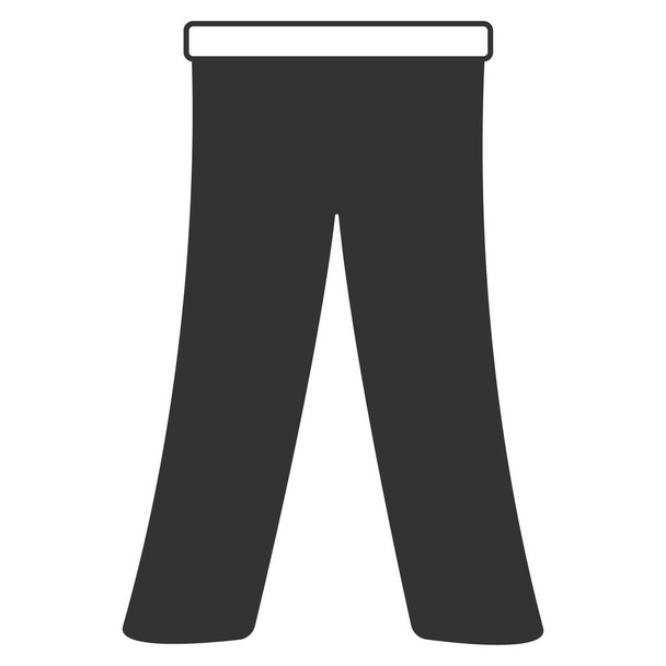 this is trousers vector element illustration design - Vector, afbeelding