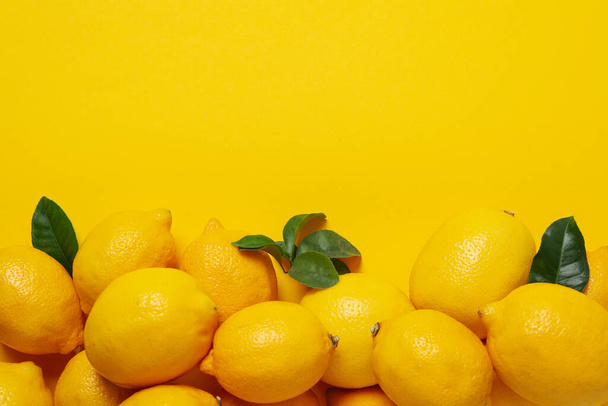 Concept of tasty citrus fruit - delicious lemon - Photo, Image