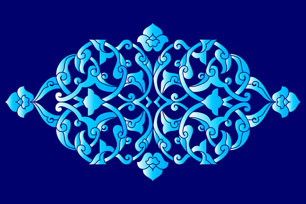 patrón otomano artístico serie sesenta y uno
 - Vector, imagen