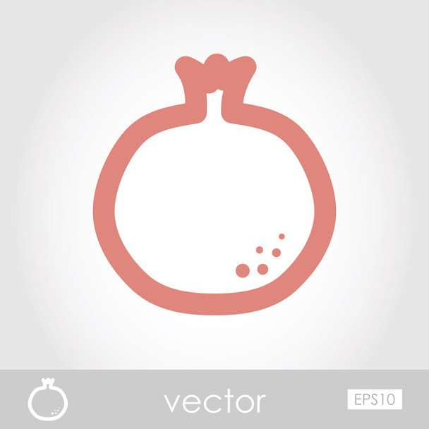 Vector Garnet pictogram - Vector, afbeelding