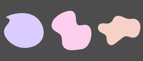 Abstract pastel shape background. Vector illustration. - Vector, Image
