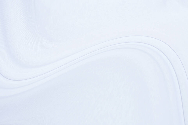 A seda branca elegante lisa ou a textura luxuosa do pano do cetim podem usar-se como fundo do casamento. Design de fundo luxuoso - Foto, Imagem