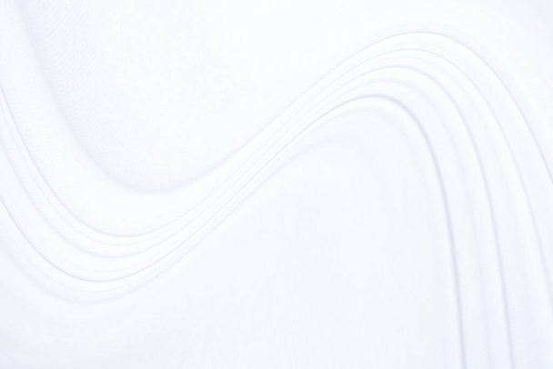 Suave elegante seda blanca o satén textura de tela de lujo puede utilizar como fondo de la boda. Lujoso diseño de fondo - Foto, Imagen