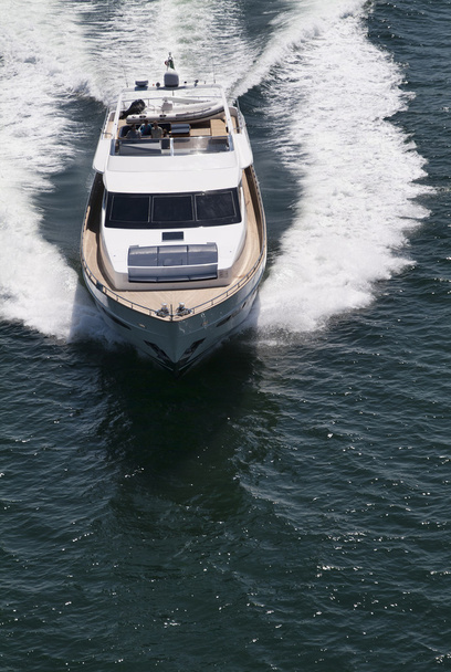 Italy, Tyrrhenian Sea, Tecnomar 35 luxury yacht - Photo, Image