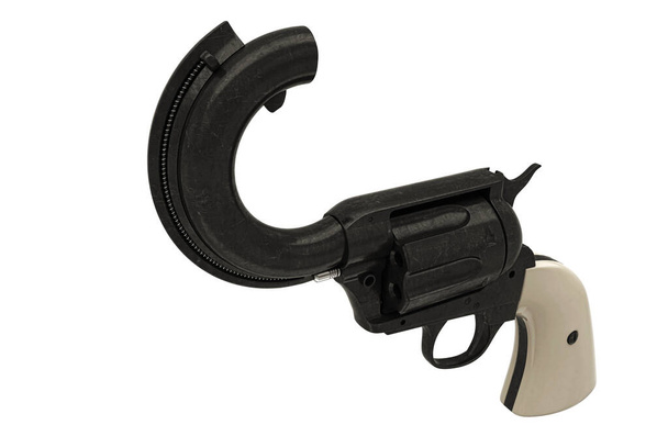 Пистолет Харакири с изогнутым стволом - Фото, изображение