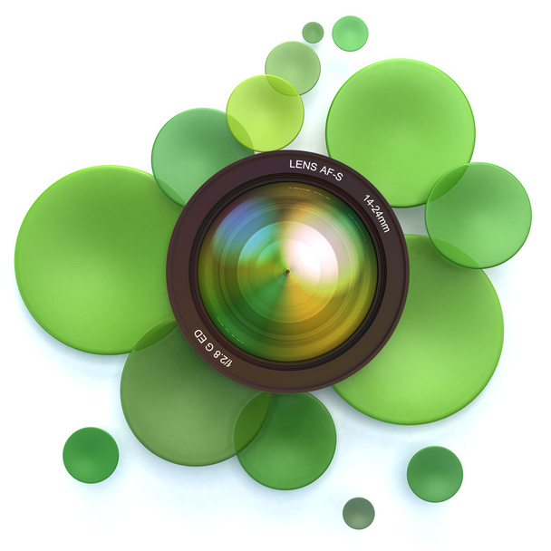 Photographic green background - Foto, imagen
