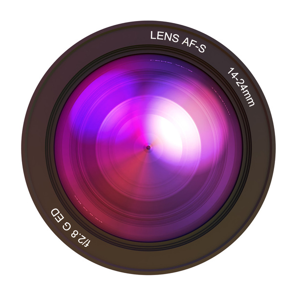 Camera lens pink - Foto, Imagen