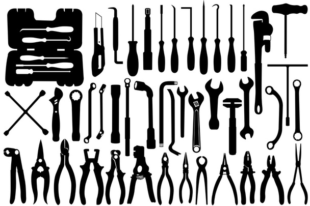 Hand tools - Vector, Image