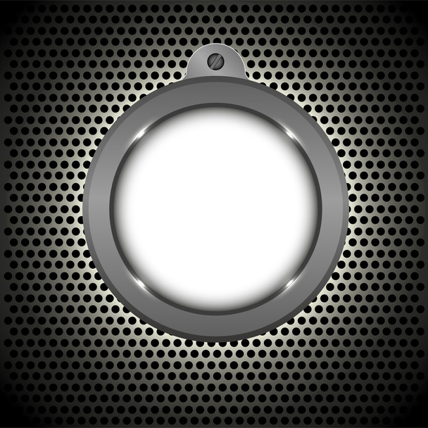 Vector sphere of metallic background - Vector, Image
