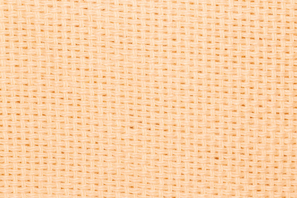 close up of orange color canvas texture - Fotoğraf, Görsel
