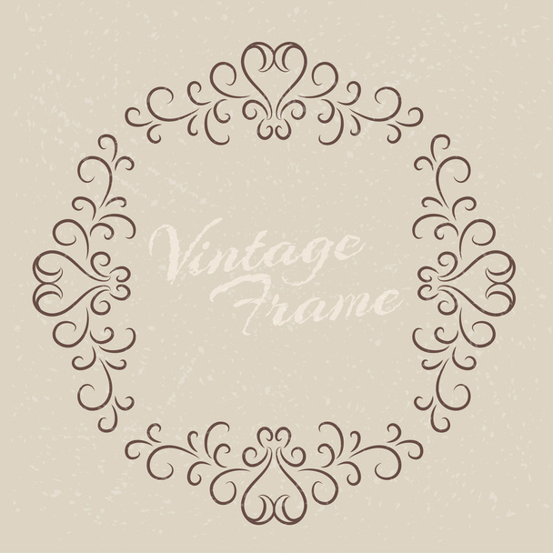 Label and badge on decorative background - Vector, Image