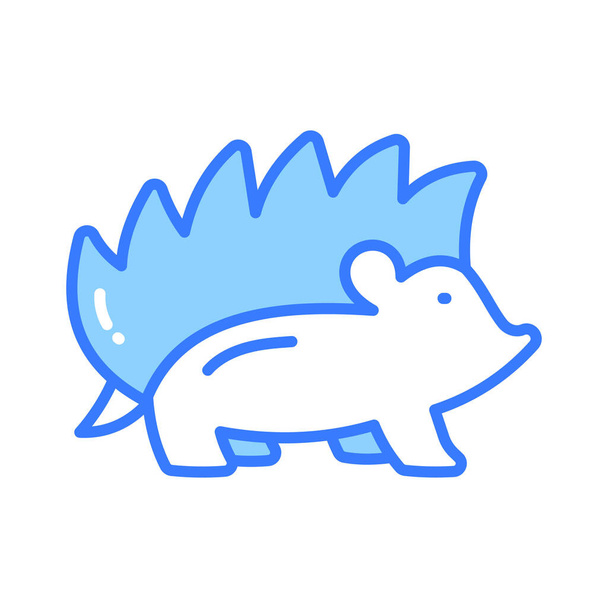 Creatively designed icon of hedgehog in editable style, easy to use and download - Vector, Image