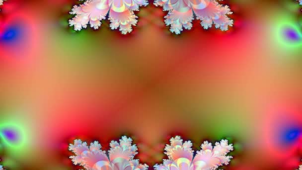 Fractal Art Frame for presentations and video intercom. - Footage, Video