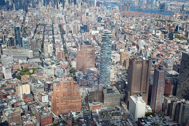 Aerial view of Manhattan, New York City, United States of America - Fotoğraf, Görsel