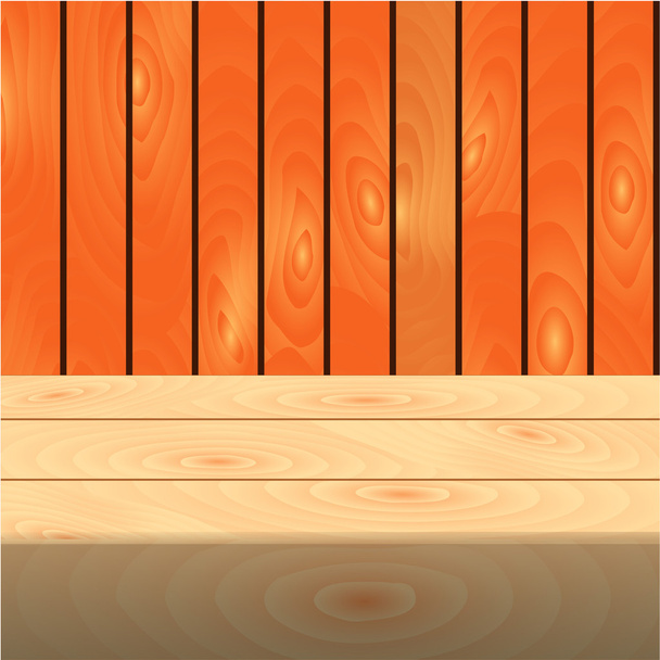 Wooden vertical board - Vector, Image