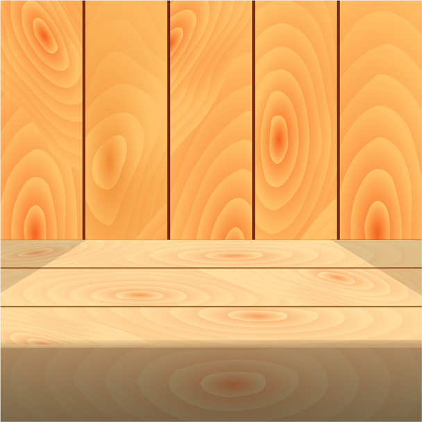 木製の垂直の板 - ベクター画像
