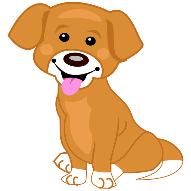 Dog Illustration - Vector, afbeelding