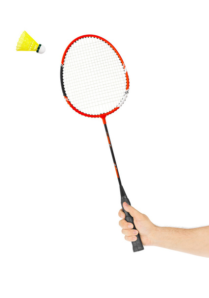 Hand with badminton racket - Foto, imagen