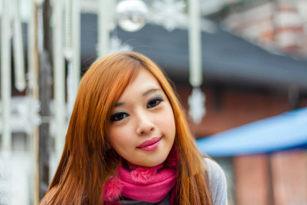 Portrait of Taiwanese Asian America Woman - Zdjęcie, obraz