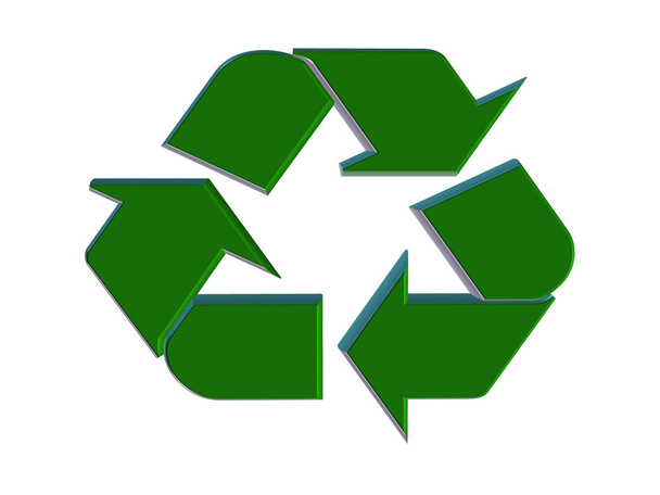 3D symbol recyklace - Fotografie, Obrázek