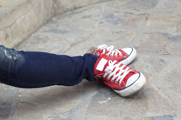 Red Sneakers - Photo, Image