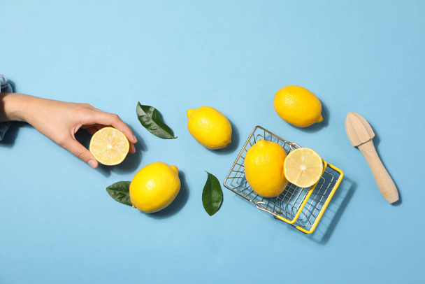 Концепція смачних цитрусових - смачний лимон
 - Фото, зображення