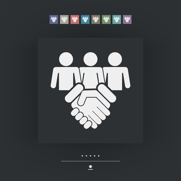 Icono de red social
 - Vector, imagen
