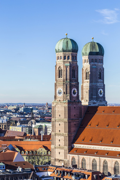 La Frauenkirche est une église de la ville bavaroise de Munich
   - Photo, image