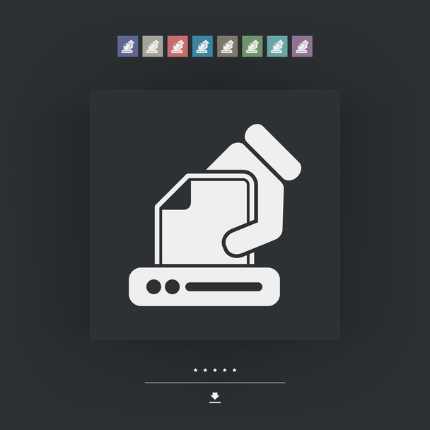 Икона принтера - Вектор,изображение