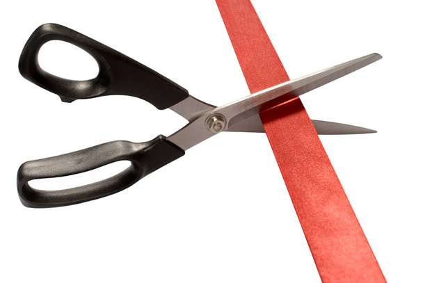 ножиці для різання червоної стрічки
 - Фото, зображення