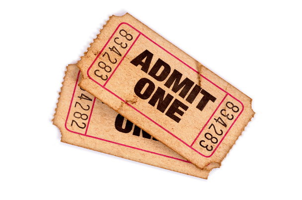 Stained and damaged admission tickets - Photo, Image