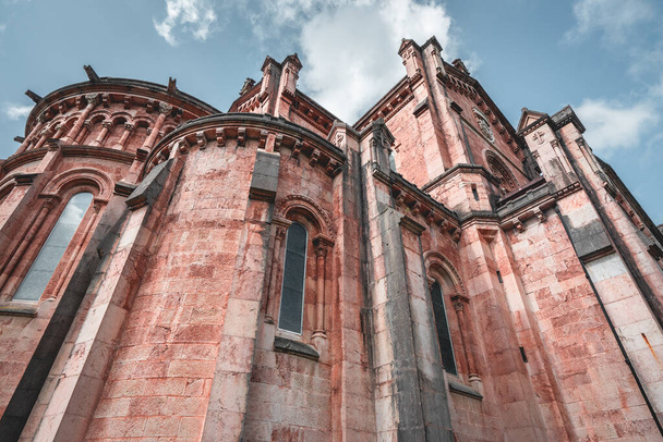 Basilica de Santa Maria la Real de Covadonga, Asturias, Spain. - Zdjęcie, obraz