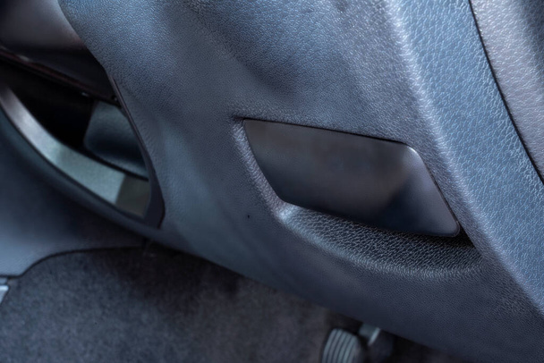 Dashboard, car button. Modern car interior - Fotoğraf, Görsel